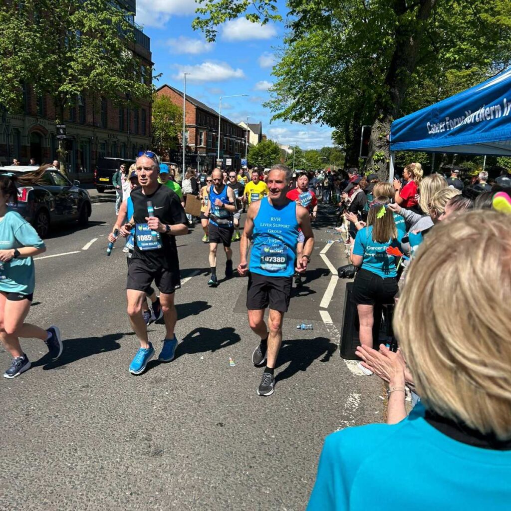 Belfast City Marathon Action Cancer fundraising