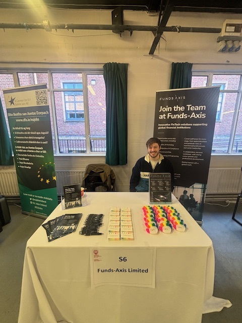 Funds‑Axis at the QUB Careers Fair - Connecting With Future Talent in FinTech & RegTech