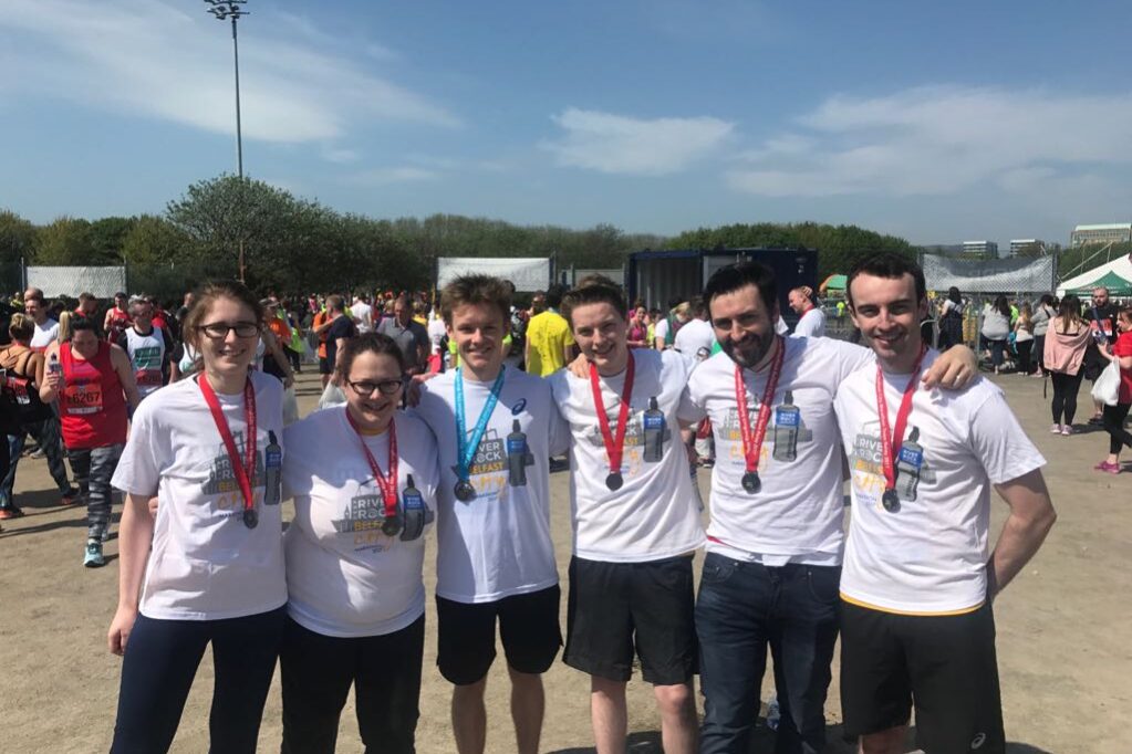 Participating in the Belfast Marathon Participating in the Belfast Marathon