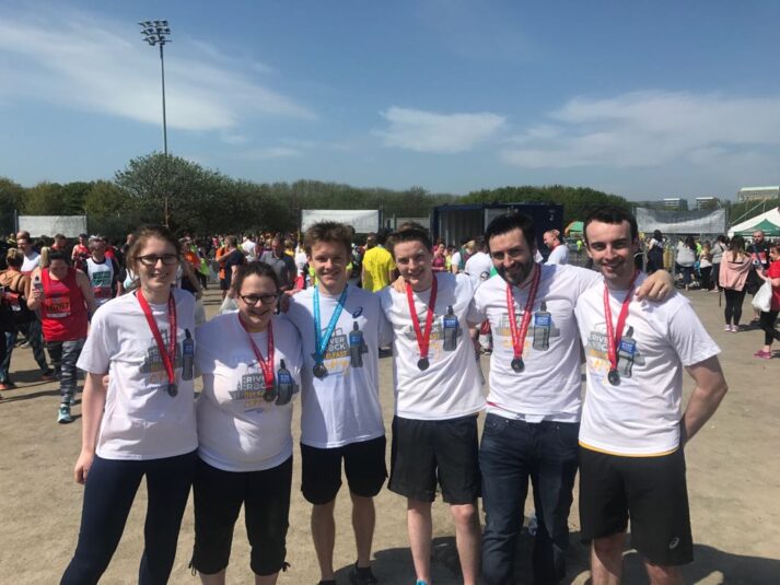 Participating in the Belfast Marathon Participating in the Belfast Marathon