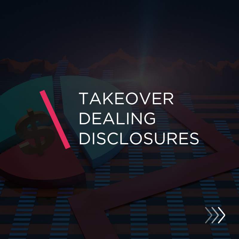Takeover Dealing Disclosures