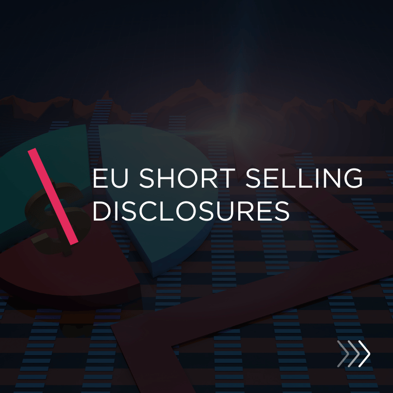 EU Short Selling Disclosures